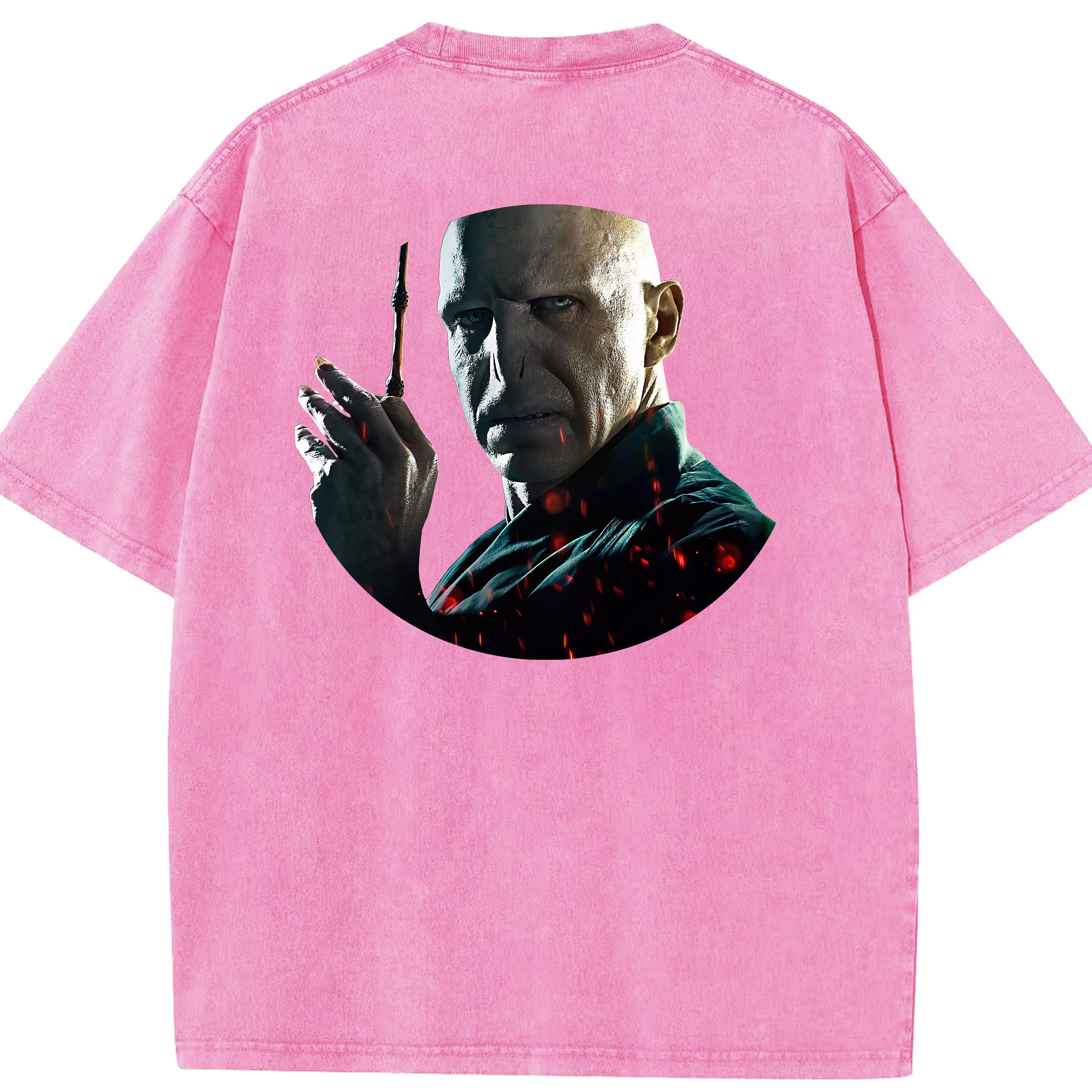（画像用） Harry Potter ハリー・ポッターシリーズ 綿100% ヴィンテージ風 半袖Tシャツ（背面プリント）
